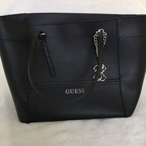 Black guess medium Delaney tote